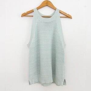 Ann Taylor Light Green Sleeveless Sweater